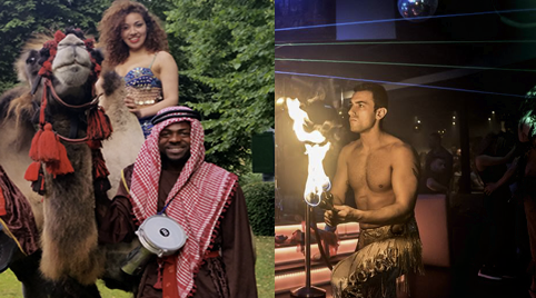 Shisha en loungemuziek in the thema Arabisch
