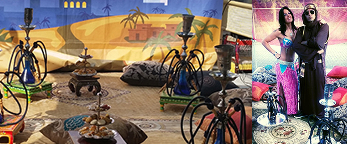 Shisha 1001 Nacht decoratie in stijl