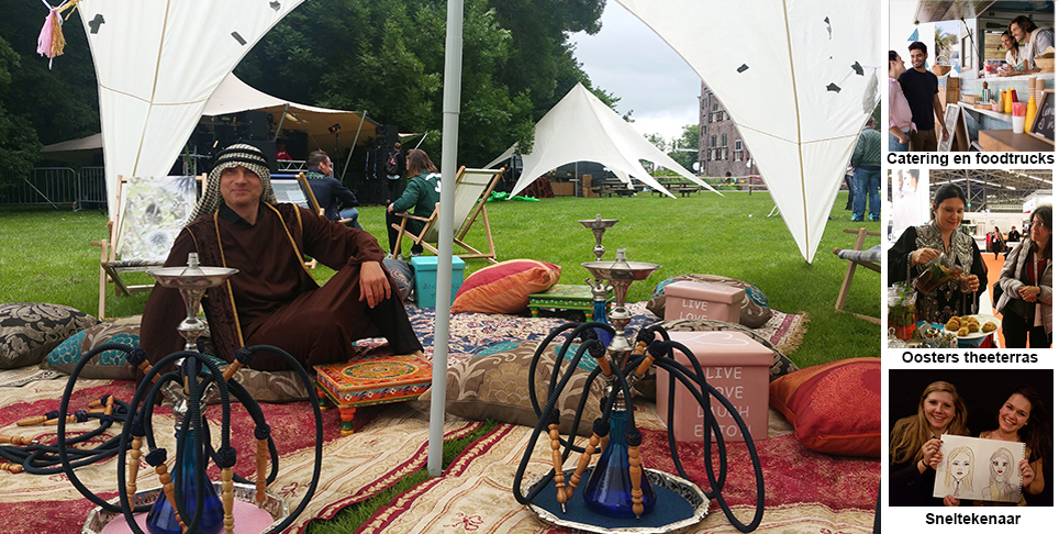 Shisha 1001 Nacht decoratie in stijl
